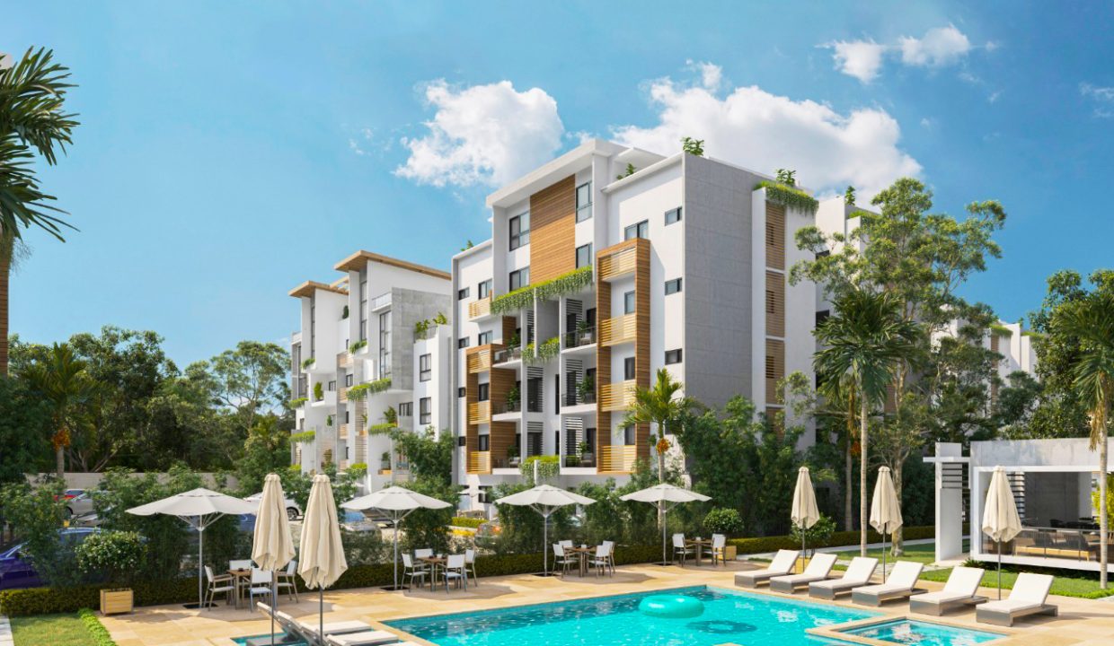 Proyecto de apartamentos de 1 y 2 habitaciones en Punta Cana (14)