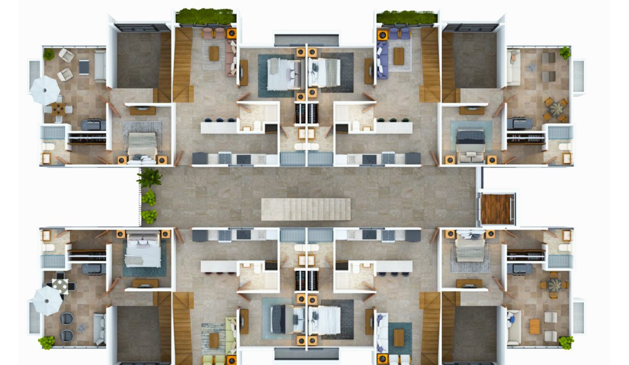 Proyecto de apartamentos de 1 y 2 habitaciones en Punta Cana (19)