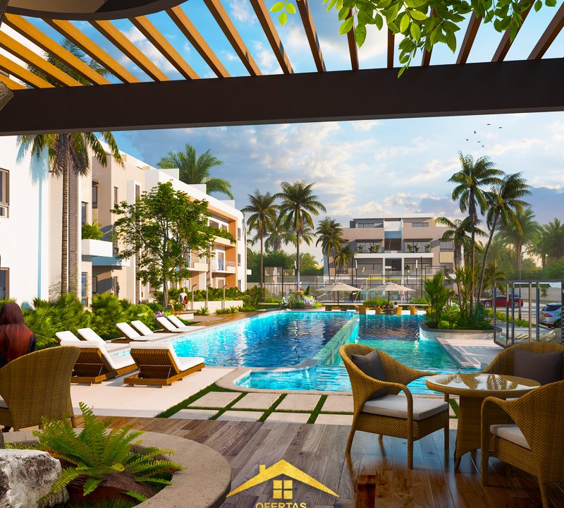 Apartamento de 1 y 2 habitaciones en venta Punta Cana (7)