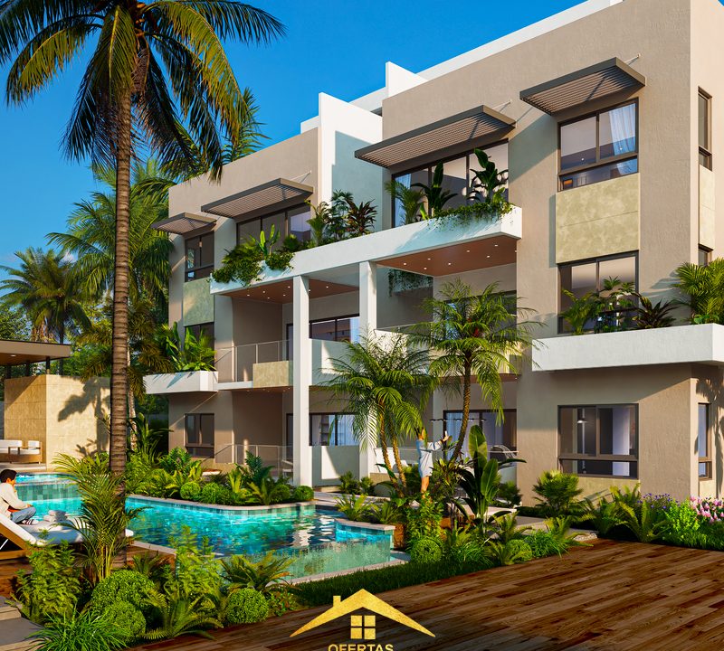 Apartamento de 1 y 2 habitaciones en venta Punta Cana (9)