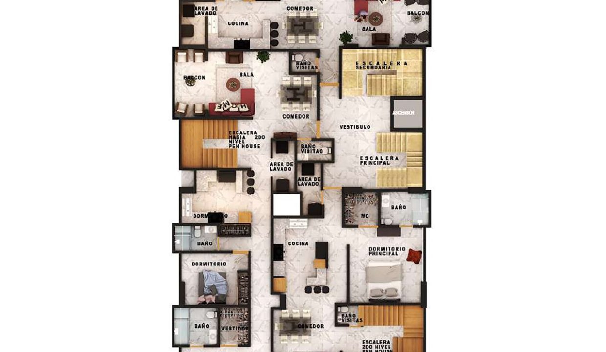 Apartamentos de 3 y 4 habitaciones en venta Reparto Los Tres Ojos (11)