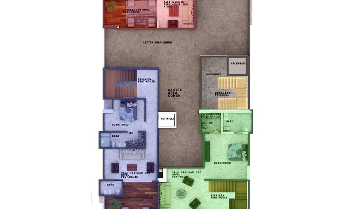 Apartamentos de 3 y 4 habitaciones en venta Reparto Los Tres Ojos (3)