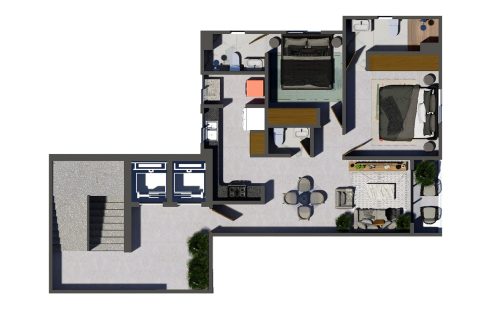 Apartamentos en venta de 1 , 2 y 3 habitaciones en el Ensanche Ozama (13)