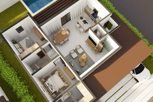 Villas en venta Bávaro y Punta Cana de 2, 3 y 4 habitaciones (10)