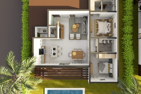 Villas en venta Bávaro y Punta Cana de 2, 3 y 4 habitaciones (9)