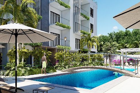 Apartamentos en venta con piscina en el Cortesito Punta Cana (11)