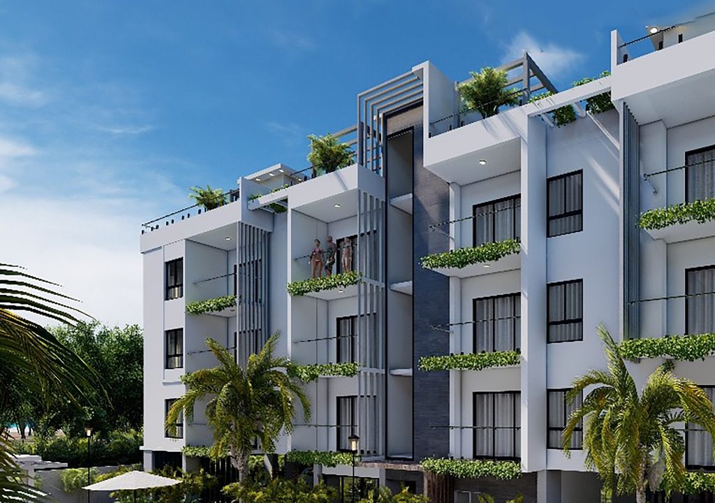Apartamentos en venta con piscina en el Cortesito Punta Cana (17)