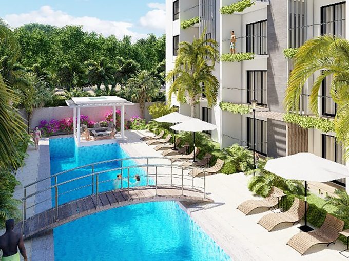 Apartamentos en venta con piscina en el Cortesito Punta Cana