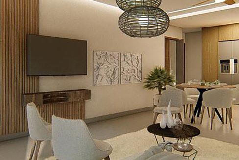 Apartamentos en venta con piscina en el Cortesito Punta Cana (2)