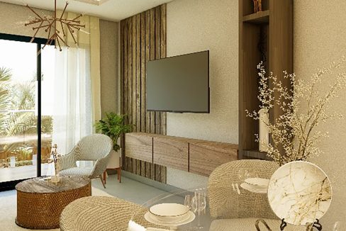 Apartamentos en venta con piscina en el Cortesito Punta Cana (21)