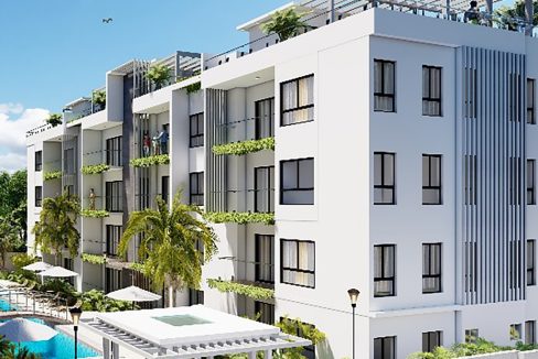 Apartamentos en venta con piscina en el Cortesito Punta Cana (27)