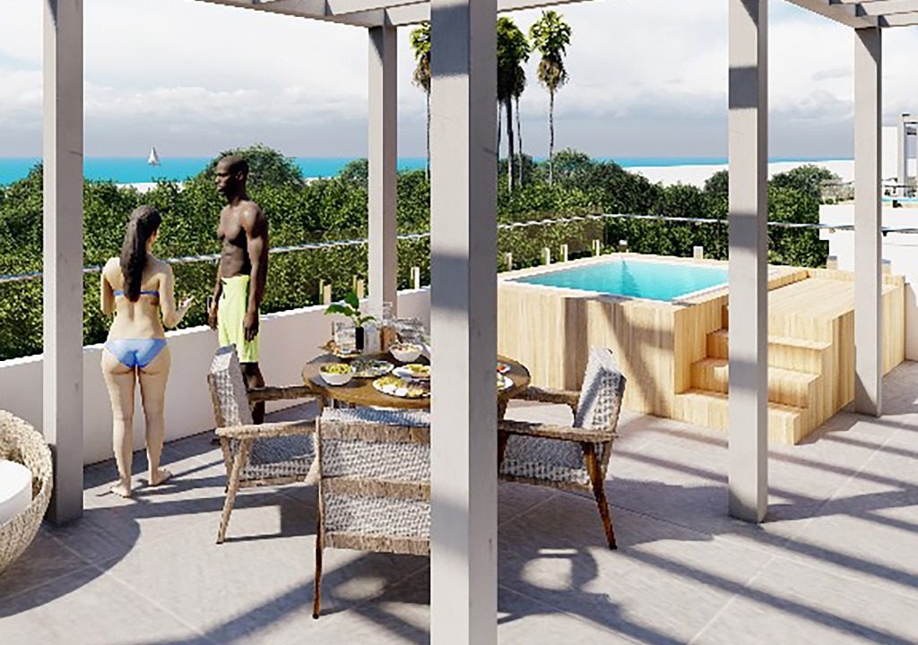 Apartamentos en venta con piscina en el Cortesito Punta Cana (4)