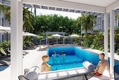 Apartamentos en venta con piscina en el Cortesito Punta Cana (7)