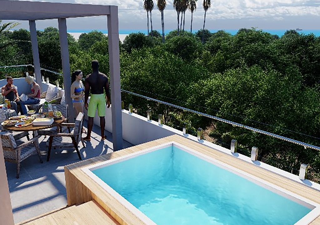 Apartamentos en venta con piscina en el Cortesito Punta Cana (8)