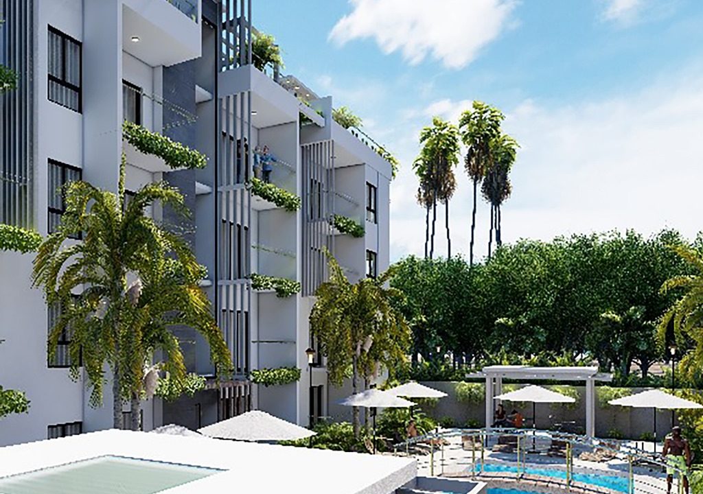Apartamentos en venta con piscina en el Cortesito Punta Cana (9)