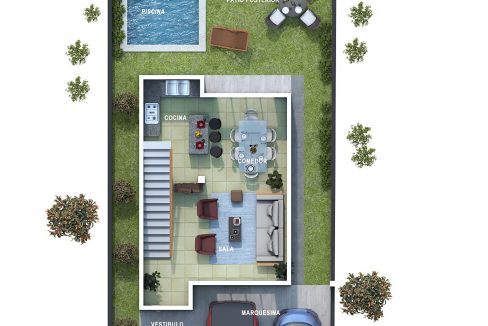 Casas en venta en la Av. Ecología de 3 habitaciones (6)