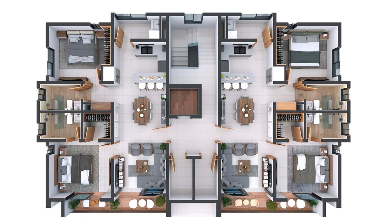 Apartamentos en venta de 3 habitaciones en Punta Cana (8)