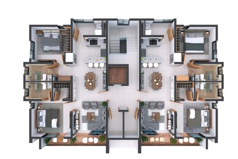 Apartamentos en venta de 3 habitaciones en Punta Cana (8)